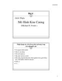 Bài giảng Bài 4: Giới thiệu mô hình kim cương - Michael E. Porter