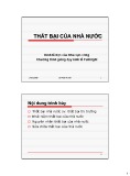 Bài giảng Thất bại của nhà nước (2009) - Vũ Thành Tự Anh