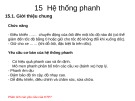 Bài giảng Hệ thống phanh - Đại học Bách khoa Hà Nội