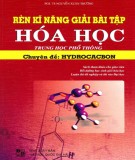 Chuyên đề: Hydrocacbon - Rèn kĩ năng giải bài tập Hóa học trung học phổ thông (Phần 1)