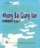 Tuyển tập những bài giảng văn chọn lọc: Phần 1