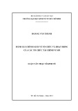 Luận văn Thạc sĩ Kinh tế: Đánh giá chính sách về tổ chức và hoạt động của các tổ chức tài chính vi mô