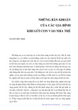 Những băn khoăn của các gia đình khi gửi con vào nhà trẻ - Nguyễn Hữu Minh