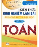 Chia sẻ kiến thức kinh nghiệm làm bài qua các kỳ thi Đại học môn Toán: Phần 2