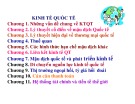 Bài giảng Kinh tế quốc tế