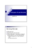 Bài giảng Tổng quan về Luật hiến pháp