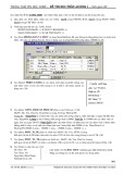 Đề thi học phần Access 1 (Đề số 10)