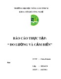 Báo cáo thực tập: Đo lường và cảm biến 2