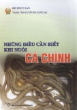 Sổ tay kỹ thuật những điều cần biết khi nuôi cá chình