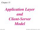 Lecture TCP-IP protocol suite - Chapter 15: Application layer and client-server model