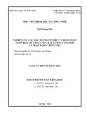 Tóm tắt Luận án Toán học: Nghiên cứu các đặc trưng tín hiệu và ràng buộc ngôn điệu để nâng cao chất lượng tổng hợp và nhận dạng tiếng Việt