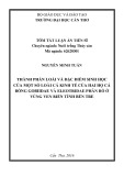 Tóm tắt Luận án Tiến sĩ ngành Nuôi trồng thủy sản: Thành phần loài và đặc điểm sinh học của một số loài cá kinh tế của hai họ cá bống Gobiidae và Eleotridae phân bố ở vùng ven biển tỉnh Bến Tre