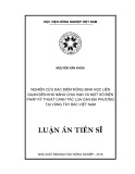 Luận án Tiến sĩ Khoa học cây trồng: Nghiên cứu đặc điểm nông sinh học liên quan đến khả năng chịu hạn và một số biện pháp kỹ thuật canh tác lúa cạn địa phương tại vùng Tây Bắc Việt Nam