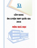 Cẩm nang ôn luyện THPT Quốc gia 2016 môn Hóa học