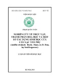 Luận án Tiến sĩ Dược học: Nghiên cứu về thực vật, thành phần hóa học và một số tác dụng sinh học của cây Lạc tân phụ (Astilbe rivularis Buch.-Ham. ex D. Don, họ Saxifragaceae)