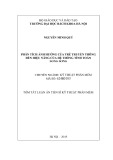 Tóm tắt Luận án Tiến sĩ Kỹ thuật phần mềm: Phân tích ảnh hưởng của trễ truyền thông đến hiệu năng của hệ thống tính toán song song