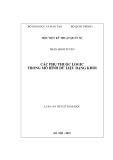 Luận án Tiến sĩ Toán học: Các phụ thuộc logic trong mô hình dữ liệu dạng khối