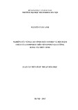Luận án Tiến sĩ Kỹ thuật hóa học: Nghiên cứu nâng cao tính chất cơ học và độ chậm cháy của compozit trên nền epoxy gia cường bằng vải thủy tinh