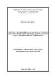 Dissertation summary: Studying the agro-biological characteristics and some cultivation techniques for seedless lines and cultivars of Citrus fruit