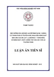 Luận án Tiến sĩ: Ảnh hưởng của lợn đực lai (Piétrain Re-Hal x Duroc) có thành phần di truyền khác nhau đến năng suất sinh sản của nái lai F1 (Landrace Yorkshire) và năng suất, chất lượng thịt của các con lai thương phẩm