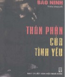 Truyện ngắn - Thân phận của tình yêu: Phần 2