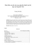 Toán tắt luận văn Thạc sỹ: Đặc điểm của ẩn dụ trong tập thơ Quốc âm thi tập của Nguyễn Trãi