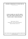 Đánh giá hiệu quả truyền thông trực tiếp về đối xử bình đẳng với người có HIV ở thị xã Hà Đông