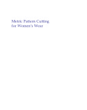 Metric pattern cutting for women’s wear