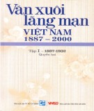 Khám phá Văn xuôi lãng mạn Việt Nam 1887-2000 (Tập I - 1887-1932: Quyển 2): Phần 1