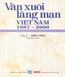 Khám phá Văn xuôi lãng mạn Việt Nam 1887-2000 (Tập I - 1887-1932: Quyển 1): Phần 1