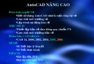 Bài giảng AutoCAD nâng cao - Chương 1: Thiết lập môi trường bản vẽ