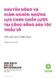 Tóm lược gợi ý chính sách Khuyến nông và giảm nghèo: Những lựa chọn chiến lược tại cộng đồng dân tộc thiểu số