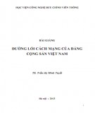 Bài giảng Đường lối cách mạng của Đảng cộng sản Việt Nam - TS. Trần Thị Minh Tuyết