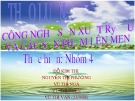 Thảo luận nhóm: Công nghệ sản xuất rượu và các sản phẩm lên men - Rượu Sake rượu Soju