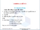 Bài giảng Chương 0: Bổ túc