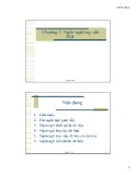 Bài giảng Cơ sở dữ liệu‎: Chương 3 - ThS. Nguyễn Thanh Trường