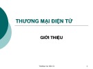 Bài giảng Thương mại điện tử: Giới thiệu - Nguyễn Hoàng Ân