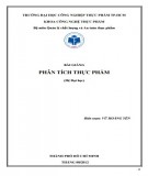 Bài giảng Phân tích thực phẩm: Phần 2 - Vũ Hoàng Yến