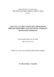 Tóm tắt Luận án Tiến sĩ Nông nghiệp: Tạo cây cà chua mang gen HBsAg bằng phương pháp biến nạp gen dùng vi khuẩn Agrobacterium tumefaciens