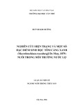 Luận án Tiến sĩ: Nghiên cứu hiện trạng và một số đặc điểm sinh học tôm càng xanh (Macrobrachium rosenbergii De Man, 1879) nuôi trong môi trường nước lợ