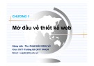 Bài giảng Thiết kế Web - ThS. Phạm Đào Minh Vũ