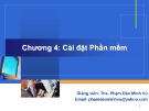 Bài giảng Nhập môn công nghệ phần mềm: Chương 4 - ThS.  Phạm Đào Minh Vũ