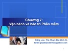 Bài giảng Nhập môn công nghệ phần mềm: Chương 7 - ThS.  Phạm Đào Minh Vũ