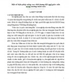 Sáng kiến kinh nghiệm: Một số biện pháp nâng cao chất lượng đội ngũ giáo viên trong trường mầm non