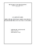 Sáng kiến kinh nghiệm: Hướng dẫn học sinh sử dụng phương pháp độ lệch pha để giải một số bài toán giao thoa sóng và sóng dừng