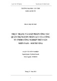 Luận văn tốt nghiệp: Thực trạng và giải pháp công tác quản trị nguồn nhân lực của Công ty TNHH Công nghiệp thủy sản miền Nam – South Vina