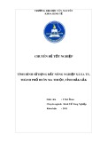 Chuyên đề tốt nghiệp: Tình hình sử dụng đất nông nghiệp xã Ea Tu, thành phố Buôn Ma Thuột, tỉnh Đắk Lắk