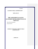 Summary of doctoral thesis on public administration: The assessment of socioeconomic development plan in Vietnam