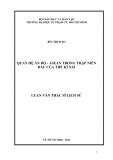 Luận văn Thạc sĩ Lịch sử: Quan hệ Ấn Độ - ASEAN trong thập niên đầu của thế kỉ XXI