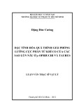 Luận văn Thạc sĩ Vật lý: Đặc tính hóa quá trình giải phóng lưỡng cực phân tử khí CO của các sao lùn nâu ở ρ Ophiuchi và Taurus